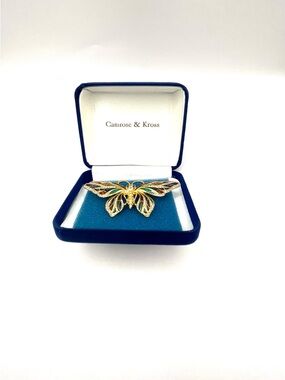 Camrose & Kross Vintage Jacqueline Kennedy Butterfly Pendant & Necklace